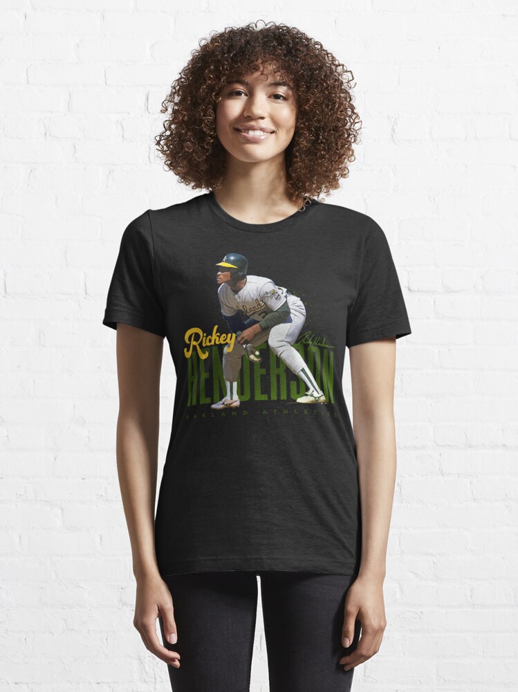 Rickey Henderson T-Shirt Essential T-Shirt for Sale by FinnProsacco