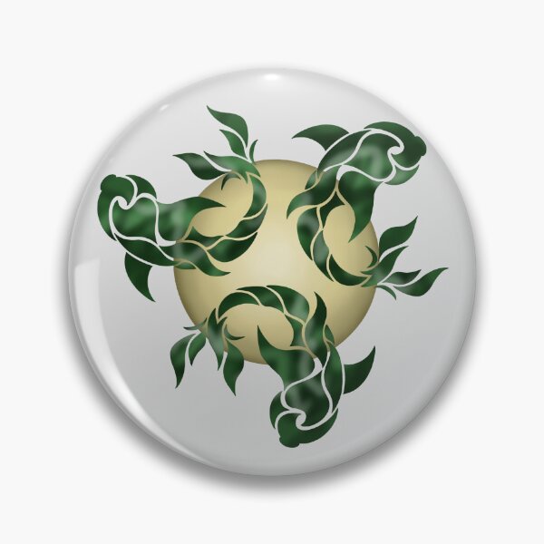 Item preview, green fish over golden ball designed and sold by octo-PS.