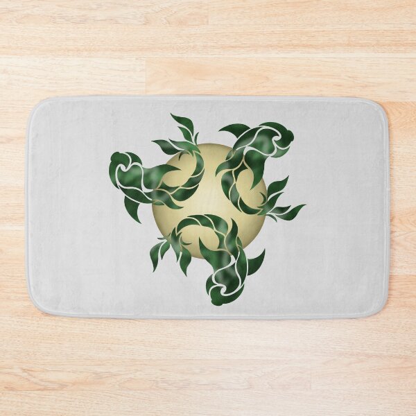 Item preview, green fish over golden ball designed and sold by octo-PS.