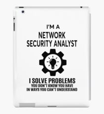 NETWORK SECURITY ANALYST - NICE DESIGN 2017 iPad Case/Skin