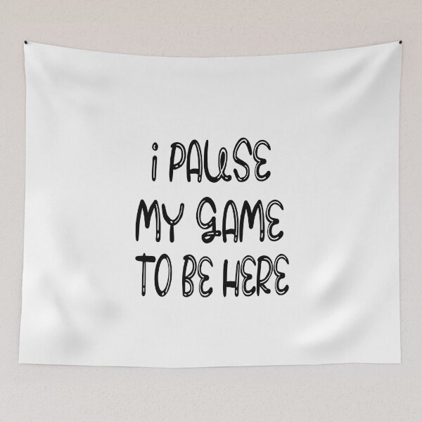 Item preview, I Pause My Game To Be Here T Shirt Funny Gamer Shirt Sarcastic Gaming T Shirt Cool Gamer Essential T-Shirt designed and sold by toufikpromo.