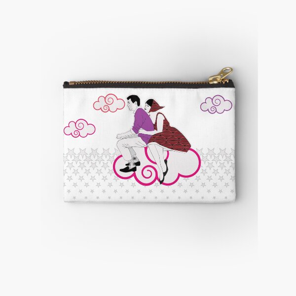Item preview, Vintage Cloud Vespa Riders in retro style © hatgirl.de designed and sold by hatgirldesign.