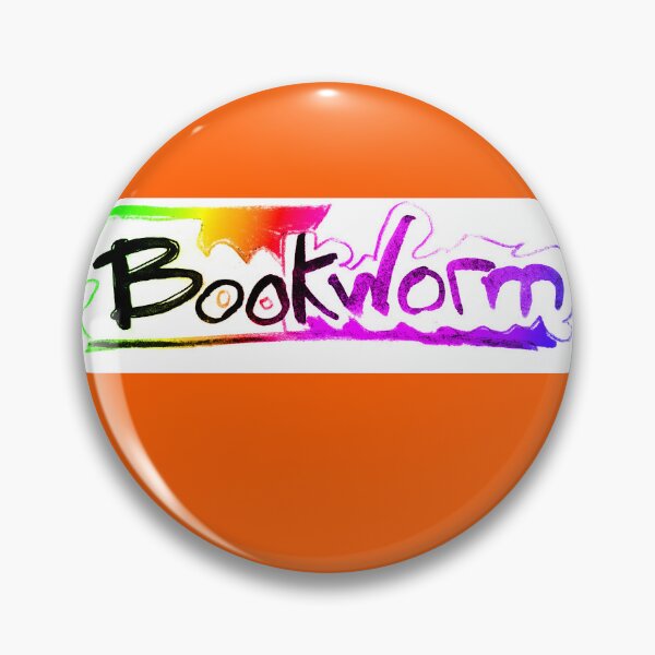 Item preview, book worm lettering | bookworm watercolor lettering designed and sold by lausn.