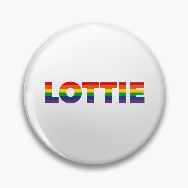Item preview, Lottie name - Rainbow Flag LGBT Pride Design designed and sold by NameTheory.