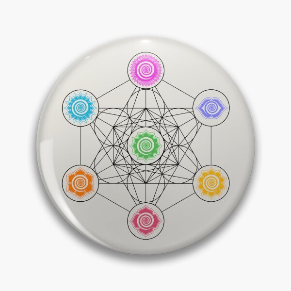Item preview, Metatrons Cube, Chakras, Sacred Geometry, Cosmic Energy Centers designed and sold by nitty-gritty.