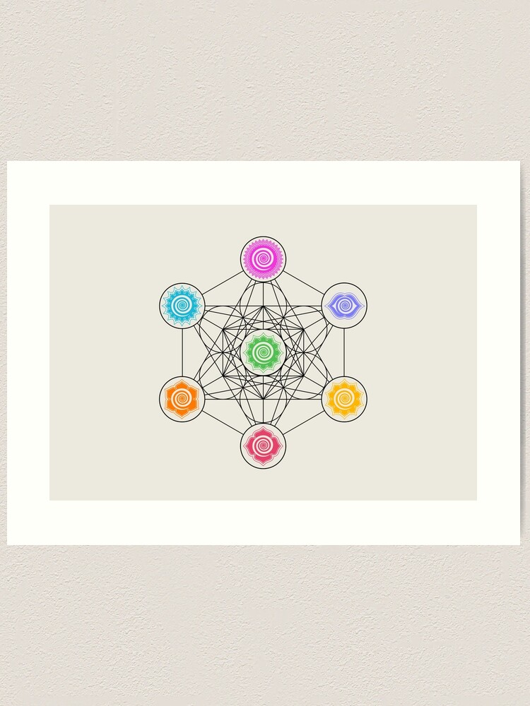 Metatrons Cube, Chakras, Sacred Geometry, Cosmic Energy