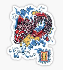 Koi t-shirt Sticker