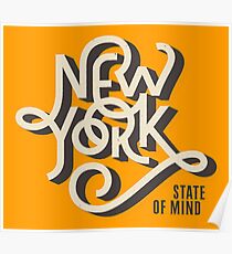 Póster Estado de mente de Nueva York