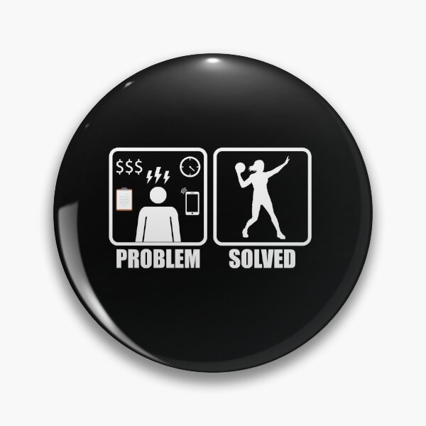 Item preview, Problem Solved with Netball designed and sold by TendyTees.