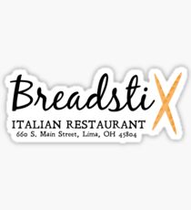 Breadsticks, Lima, Ohio, GLEE Sticker