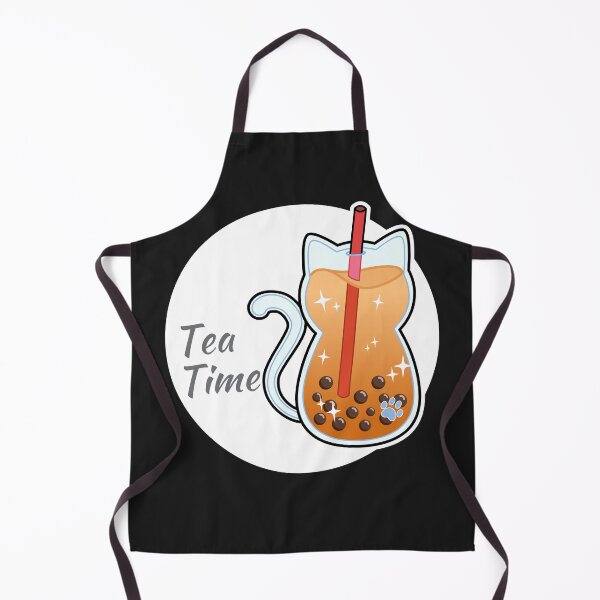 Item preview, Boba Lover Kitty Glass designed and sold by SleepyTimeTales.