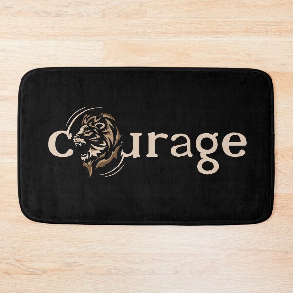 Item preview, Courage courage with lion symbol designed and sold by AndreMi.