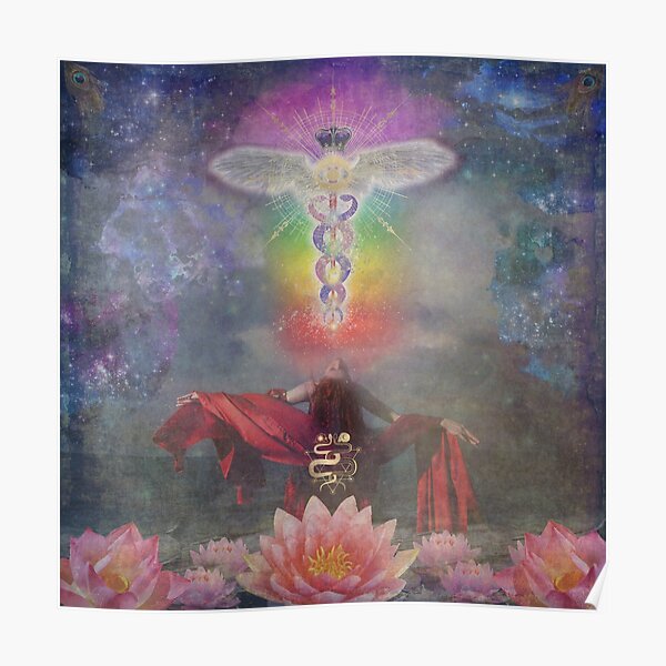 Mary Magdalene Kundalini Energy Poster