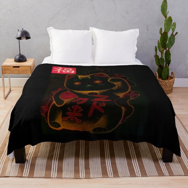 Item preview, Maneki Cat With Chinese Fu Words designed and sold by darknessjeff86.