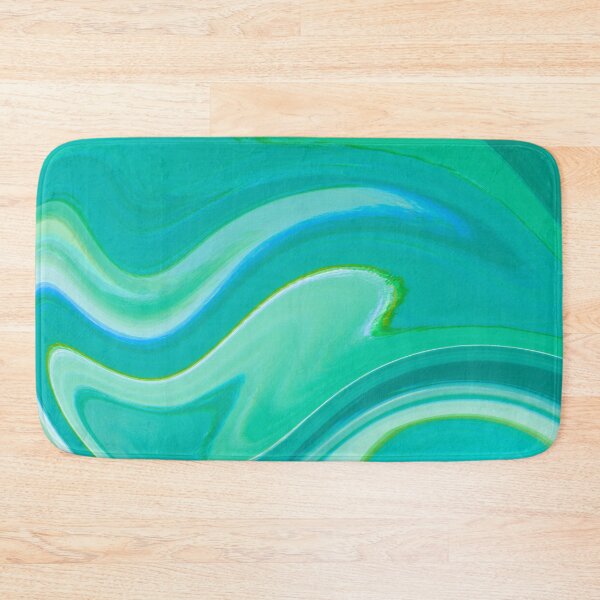 Item preview, Blue and Green Tones Marble Pattern designed and sold by theprintedclub.