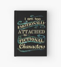 Cuaderno de tapa dura Estoy demasiado apegado emocionalmente a los personajes de ficción: la versión sirena