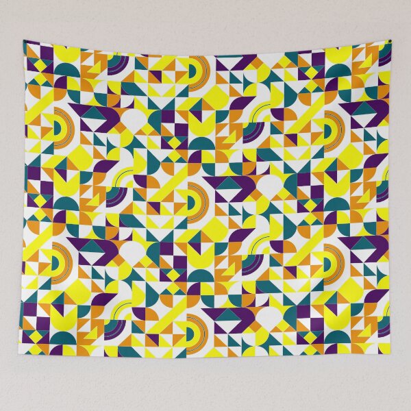 Item preview, geometric colorful patterns conceptual Art - Abstract Neo Geo graphic design designed and sold by Design Repo.