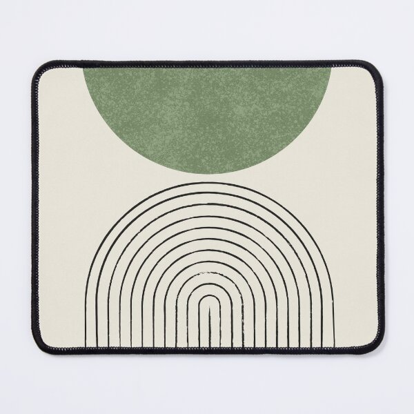 Item preview, Arch Balance Green - Mid century modern designed and sold by moonlightprint.