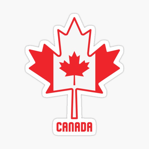 Canada flag Classic T-shirts Sticker