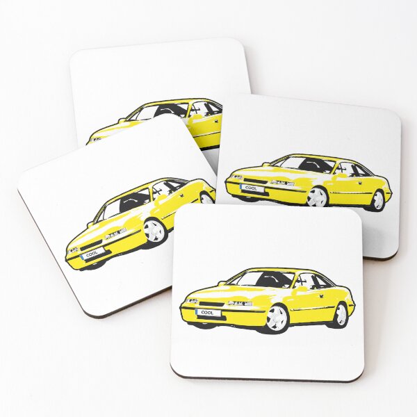 Item preview, Yellow 90s Coupe designed and sold by CoolRide.