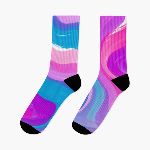 Item preview, Pink, Lilac, Blue and Purple Tones Marble Pattern designed and sold by theprintedclub.