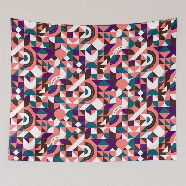 Item preview, geometric colorful patterns conceptual Art - Abstract Neo Geo graphic design designed and sold by Design Repo.