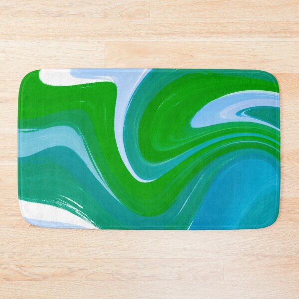 Item preview, Blue, Green and White Marble Pattern designed and sold by theprintedclub.