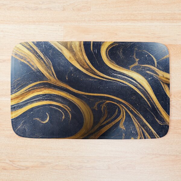 Item preview, Blue Marble and Gold  designed and sold by knightsydesign.