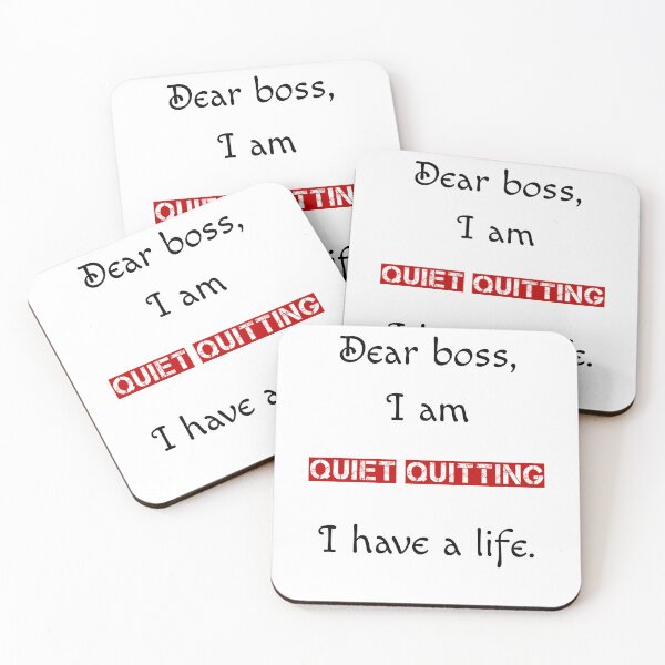 Item preview, Quiet Quitting. Setting boundaries at work designed and sold by Rebel-Design.