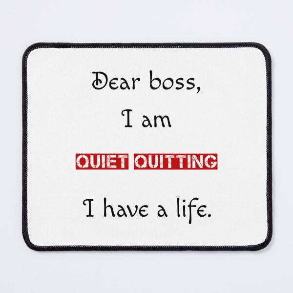 Item preview, Quiet Quitting. Setting boundaries at work designed and sold by Rebel-Design.