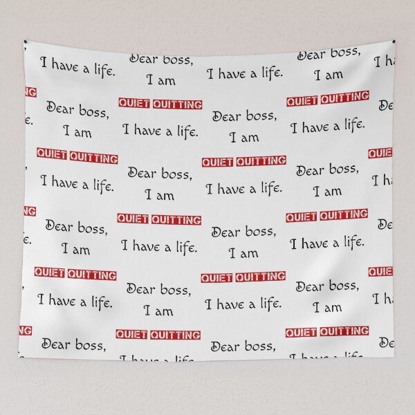 Item preview, Quiet Quitting. Setting boundaries at work designed and sold by Rebel-Design.