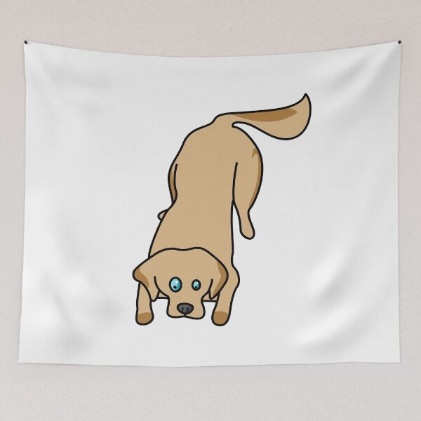 Item preview, My Bella retriever cartoon drawing designed and sold by Blondiabshop.