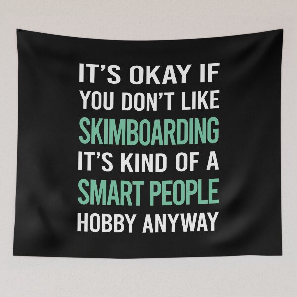 Item preview, Smart People Hobby Skimboarding Skimboard Skimboarder Skimming designed and sold by AcostaLethalDo.