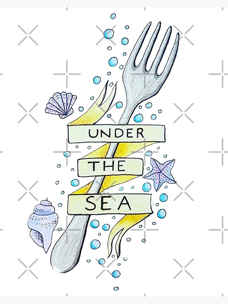 Under the Sea Dinglehopper  Art Board Print for Sale by littlemooart