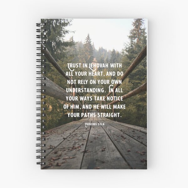 Item preview, Proverbios 3:5,6 designed and sold by Paper Bee Gift Shop.