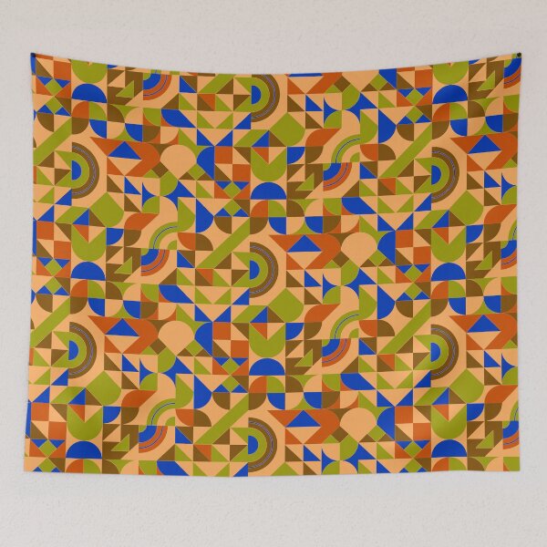 Item preview, geometric colorful patterns conceptual Art - Abstract Neo Geo graphic design designed and sold by Design Repo.