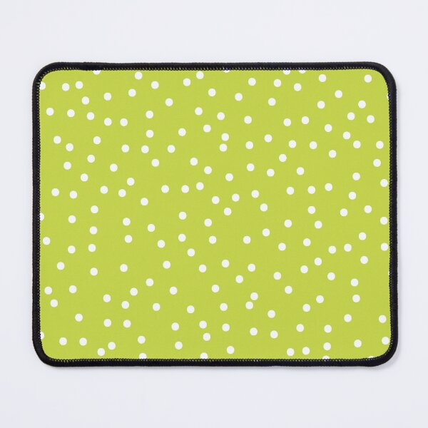 Item preview, Green background with white polka dots designed and sold by badgermark.