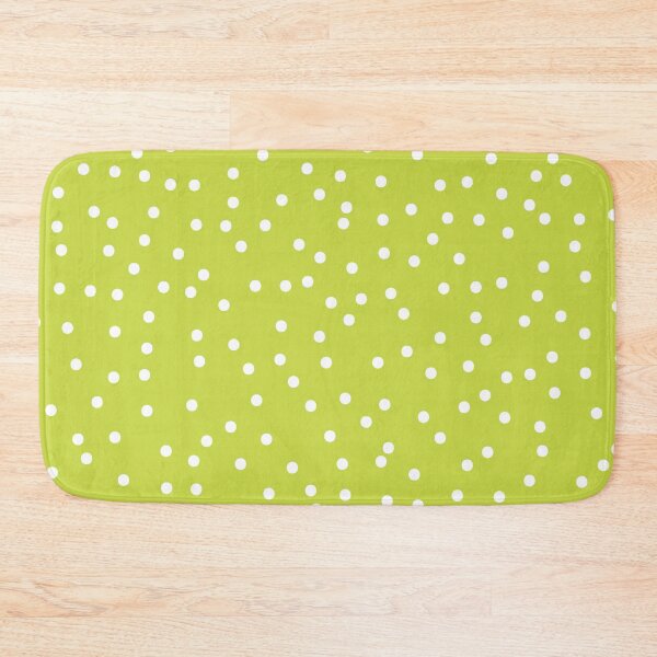 Item preview, Green background with white polka dots designed and sold by badgermark.