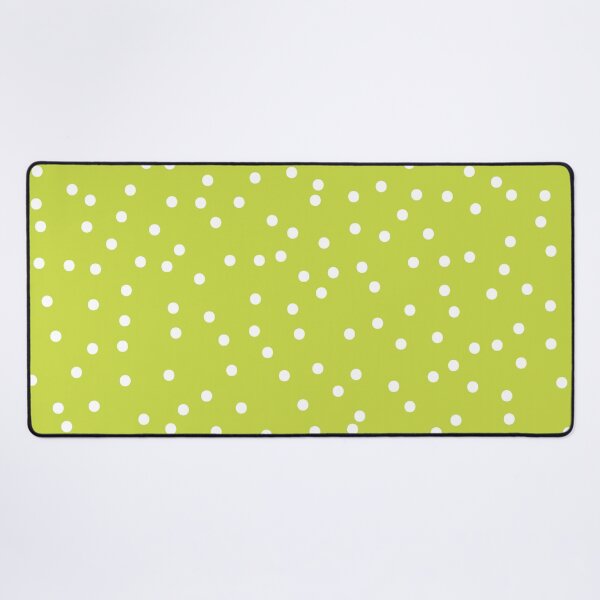 Item preview, Green background with white polka dots designed and sold by badgermark.
