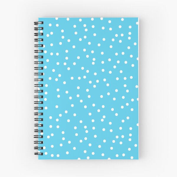 Item preview, Blue background with white polka dots designed and sold by badgermark.