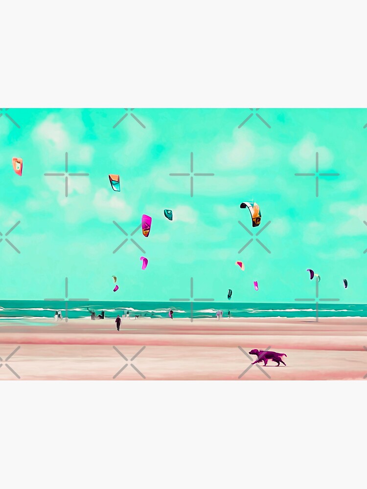 "Kite Beach No. 2" Sticker for Sale by asanaworld Redbubble