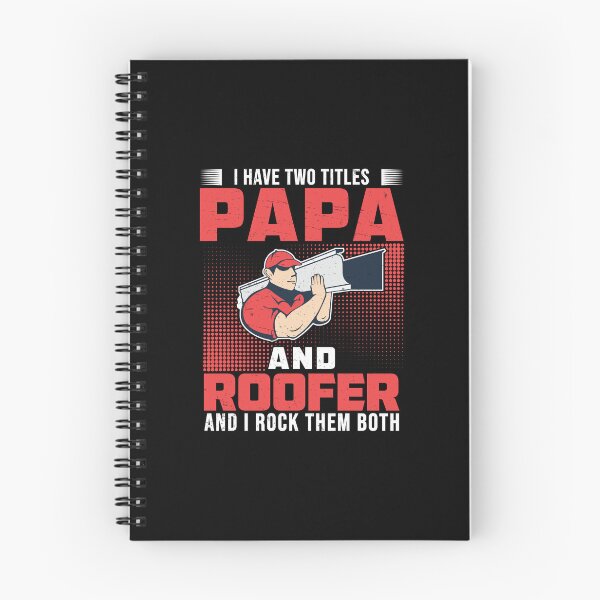 Item preview, I Have Two Titles Funny Roofing Roofer For A Roof Expert Dad designed and sold by StrongShirts.