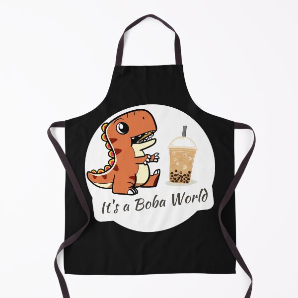 Item preview, Boba Lover It's a Boba World Dinosaur T-Rex designed and sold by SleepyTimeTales.