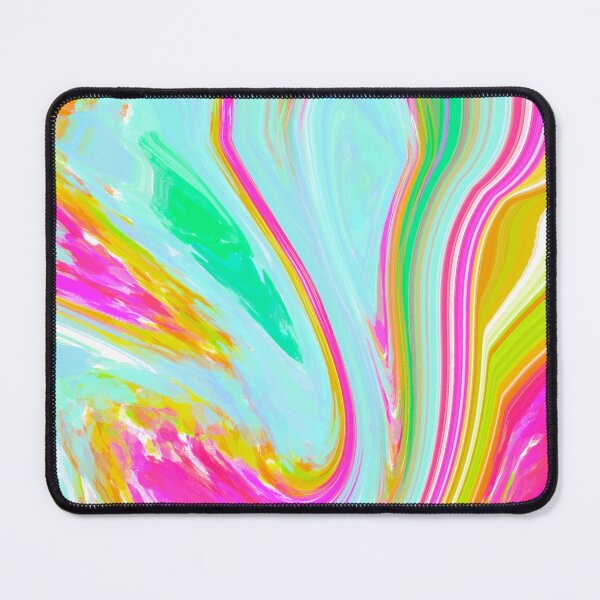 Item preview, Multicolor Pink, Mint Green, Blue, Yellow and White Marble Pattern Design designed and sold by theprintedclub.