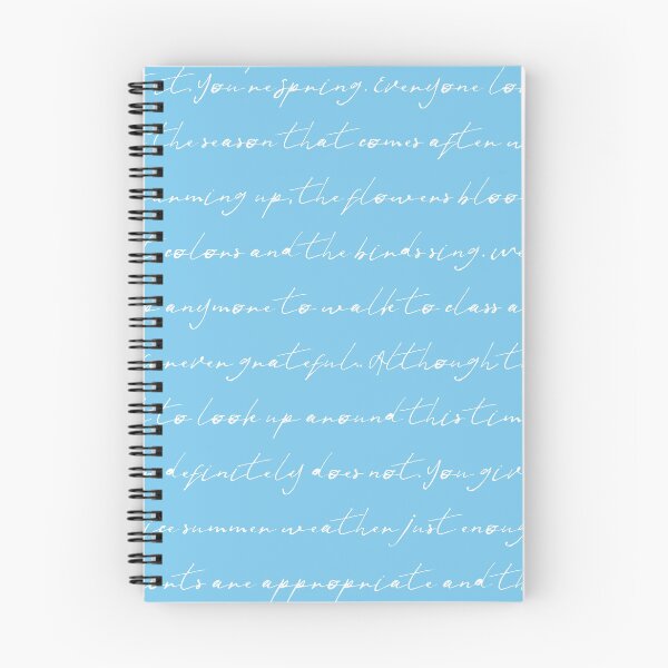 Item preview, Blue background with words designed and sold by badgermark.
