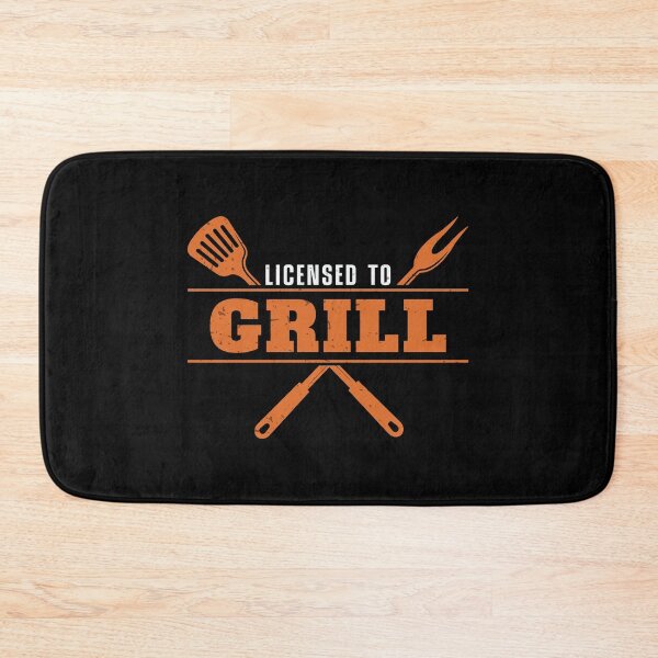Item preview, Licensed To Grill Funny Grilling Meat Humor For Grillmaster designed and sold by StrongShirts.
