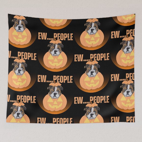 Item preview, Ew...people, cute dog pumpkin design designed and sold by reka88.