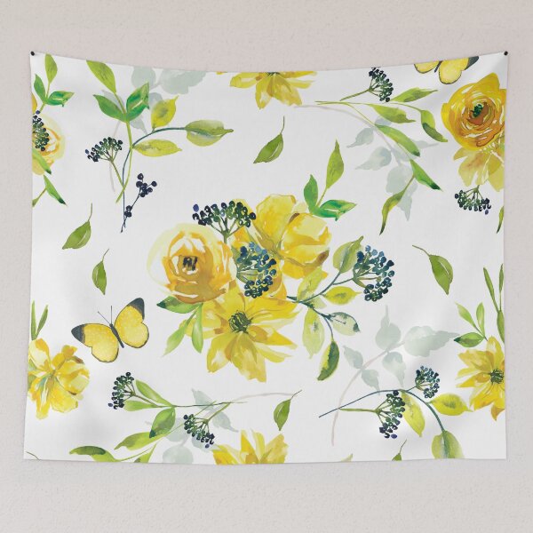 Item preview, Watercolor flower background designed and sold by badgermark.