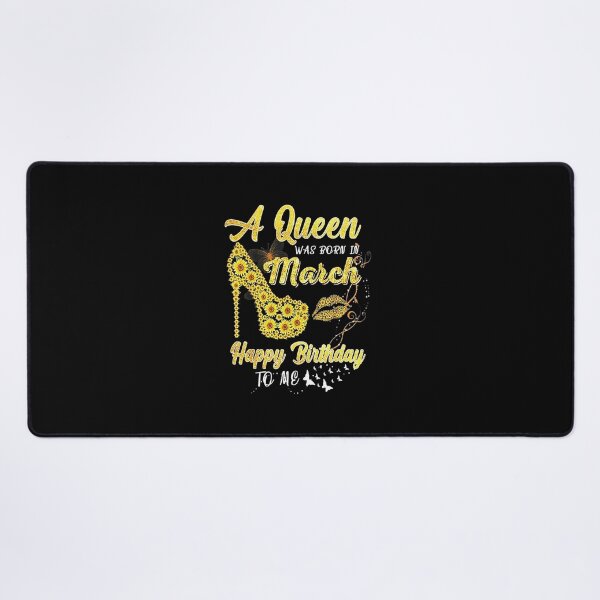 Item preview, A Queen Was Born In March T-ShirtA Queen Was Born In March Sunflower Women Birthday T-Shirt_by Vladis_ designed and sold by shopgiengme.