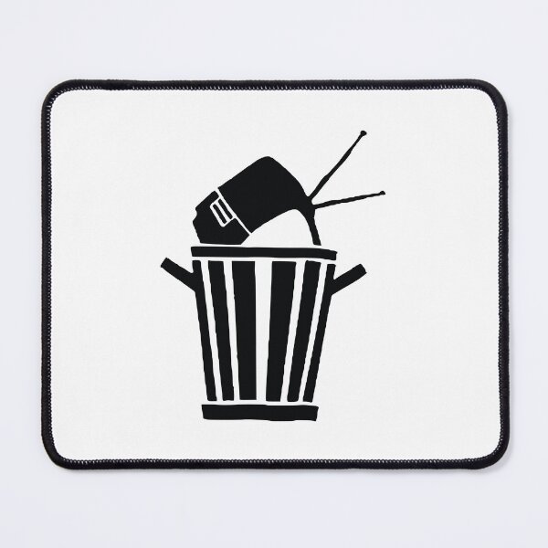 Item preview, TV Propaganda Trash can designed and sold by binti163.